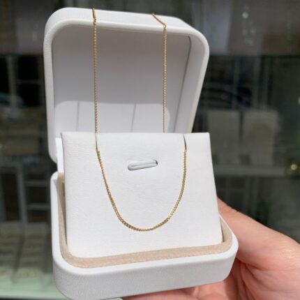 Corrente Masculina Grumet 60 cm Em Ouro 18k/750