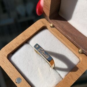 Anel Sinete em Ouro 18k/750