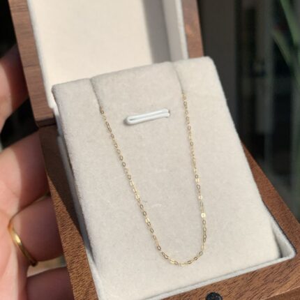 Corrente Cadeado Feminina em Ouro 18k/750
