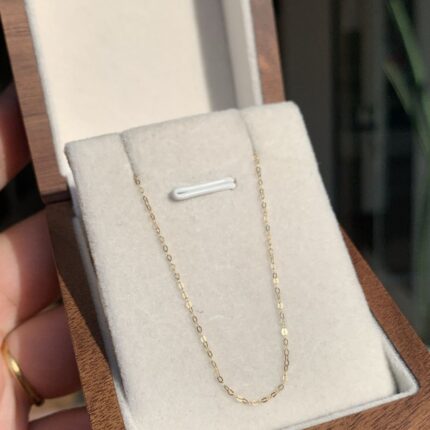 Corrente Cadeado Feminina em Ouro 18k/750