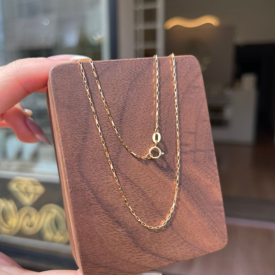 Corrente Cadeado Masculina em Ouro (3)