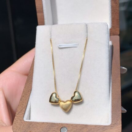Corrente Veneziana Feminina  com Pingente Fixo em Ouro 18k/750