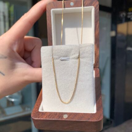 Corrente Veneziana Feminina em Ouro 18k/750