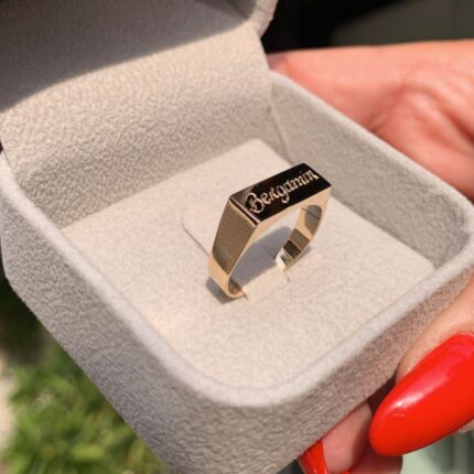 Anel Sinete em Ouro 18k/750