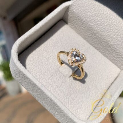 Anel Solitário Caribe em Ouro 18k/750