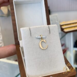 Pingente Letra em Ouro 18k/750