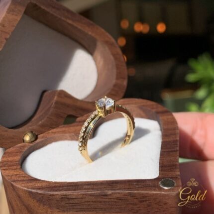Anel Solitário La Vie em Ouro 18k/750