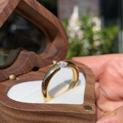 Anel Bourbon em Ouro 18k/750