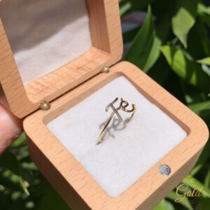 Anel Fé em Ouro 18k/750